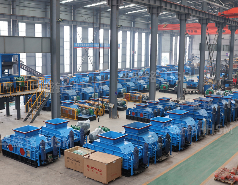 選擇良好高產對輥制砂機，鵝卵石破碎不成問題